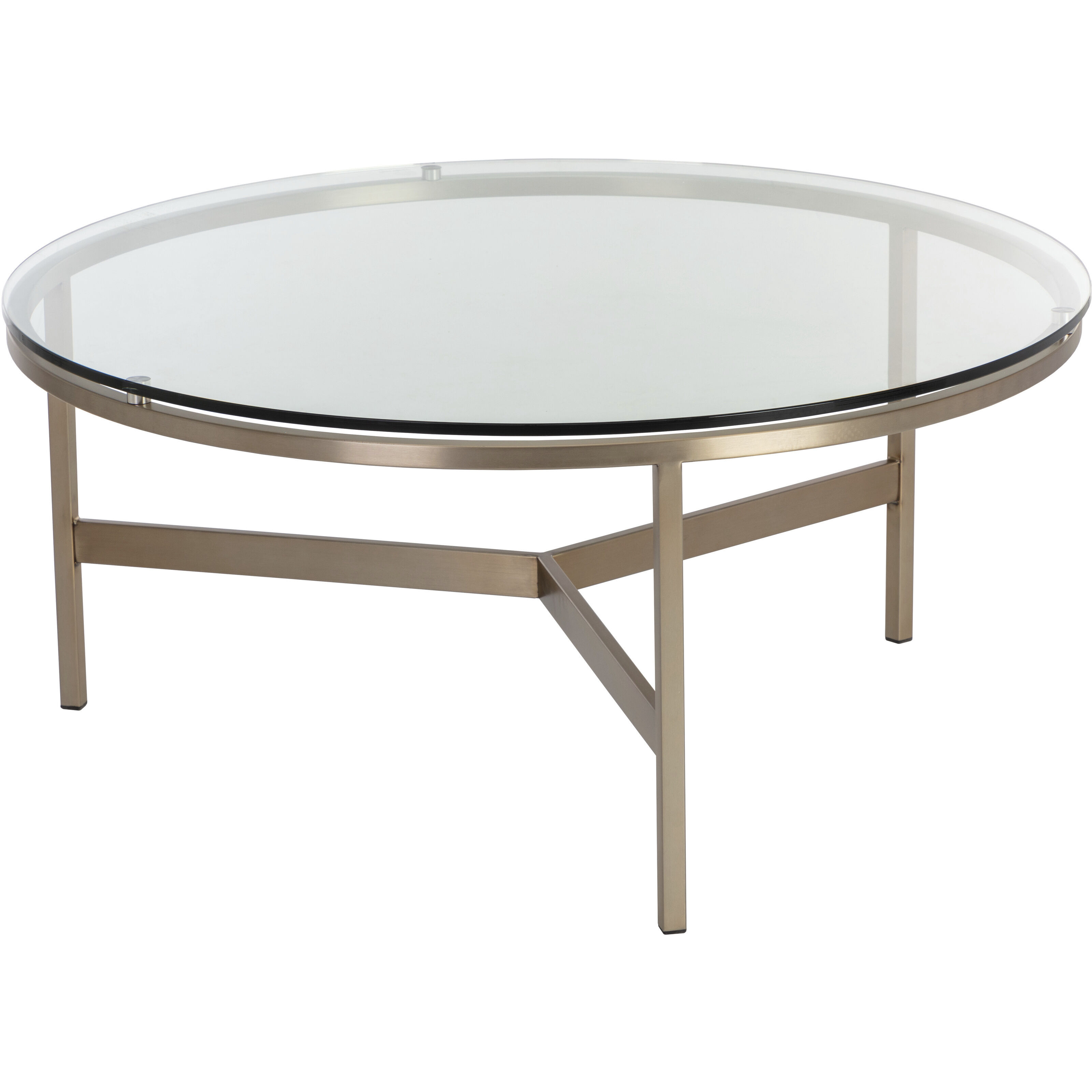 Flato 35.5 X 16.25 inch Antique Brass Coffee Table